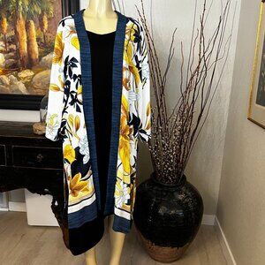 chico's "lily's in bloom" KIMONA